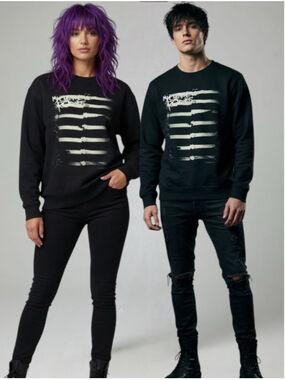 Officially licensed My Chemical Romance "Together We March" unisex sweatshirt L